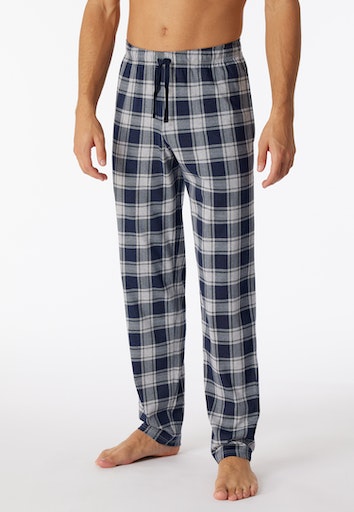 Schiesser Heren pyjama broek Mix & Relax Web Organic Cotton